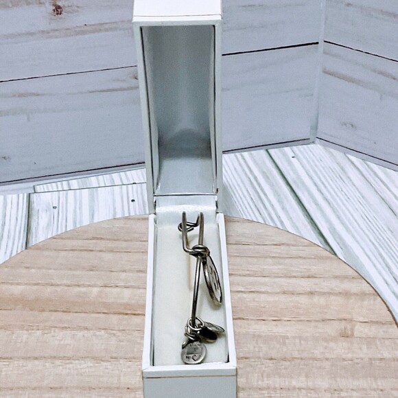 Authentic Alex & Ani Stepmom Silver Tone Expandable Charm Bracelet With Box. - Picture 6 of 11